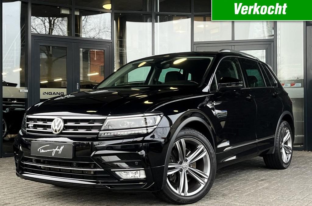 VOLKSWAGEN TIGUAN 2.0 TSI 4M. R-LINE – LEDER – AFN. TREKH. – ORG. NL.