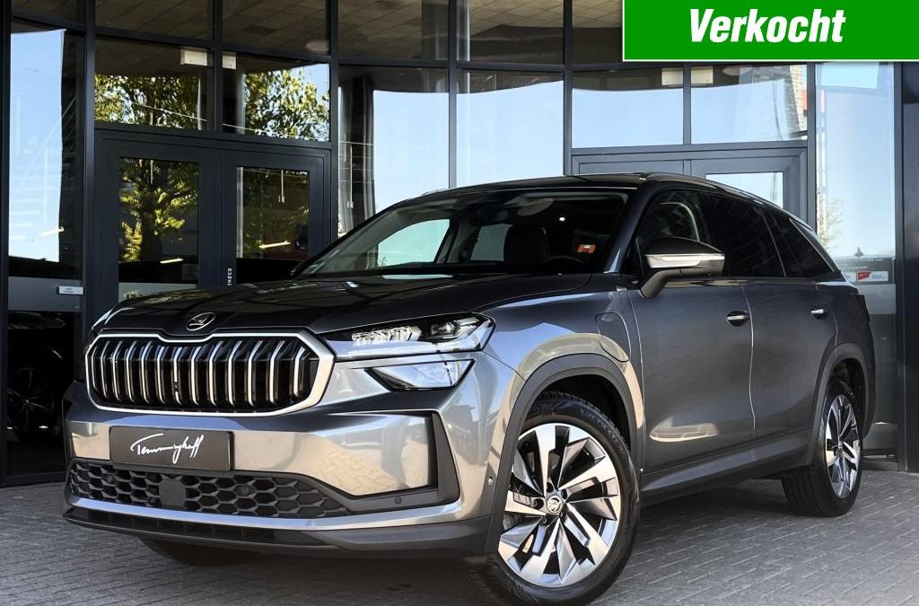 SKODA KODIAQ 1.5 TSI PHEV BUSINESS ED. MEMORY – PANO. DAK – 360 CAMERA – TREKH.