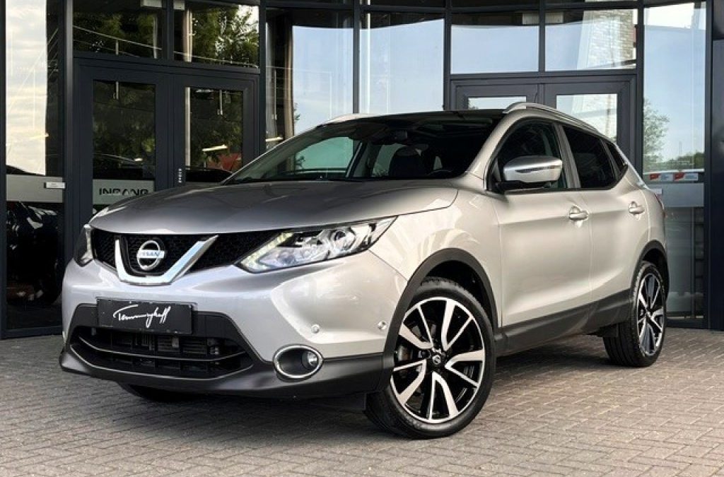 NISSAN QASHQAI 1.2 TEKNA AUT. – LEDER – NAVI – 360 CAMERA – PANO – TREKH.  (AUTOMAAT SCHOKT)