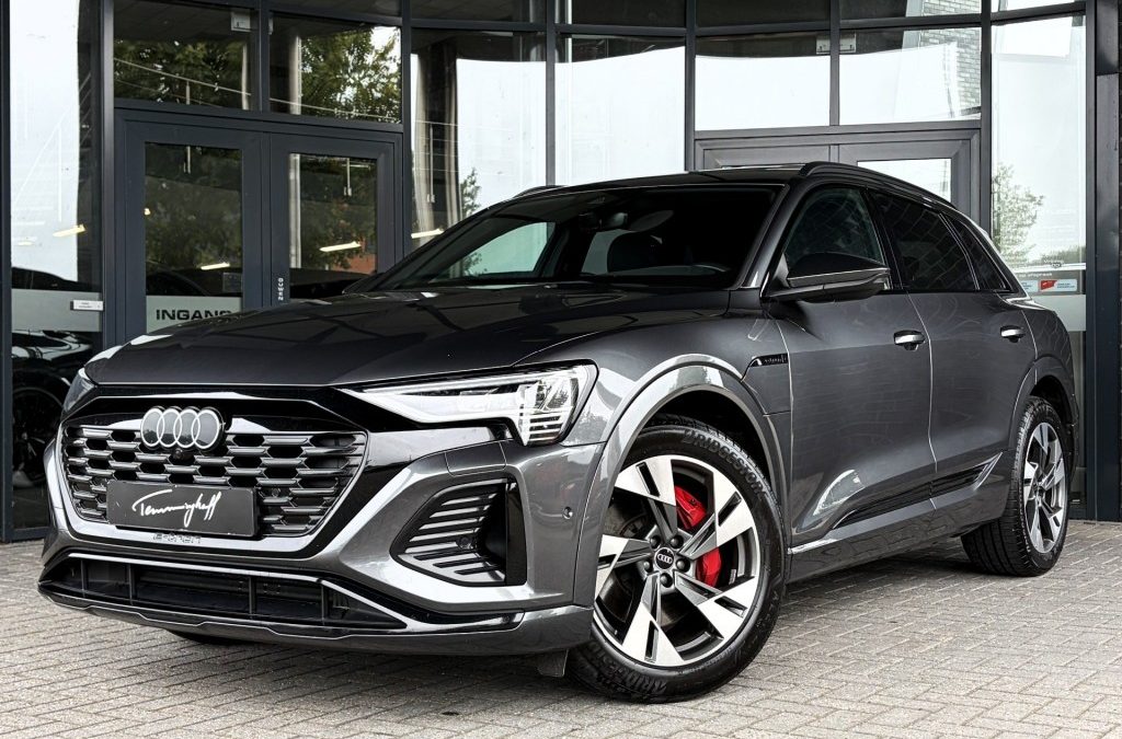 AUDI Q8 E-TRON 50 QUATTRO S 95 KWH – S-LINE – PANO – TREKH. – ORG. NL.