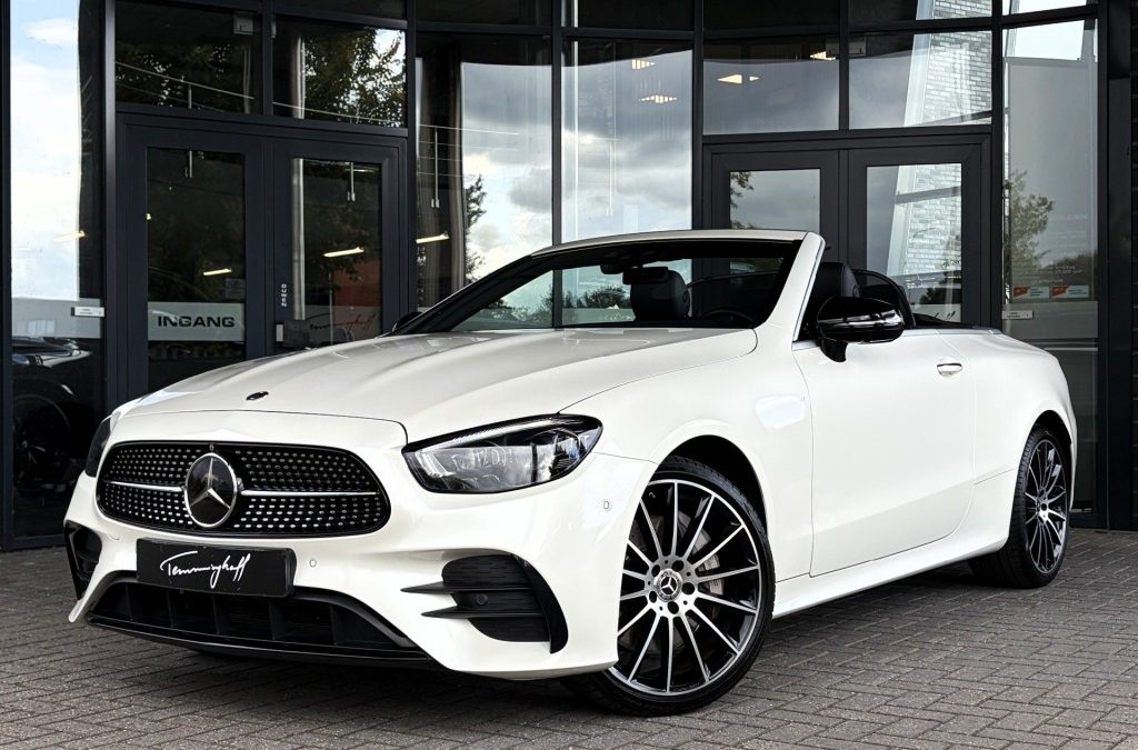 MERCEDES-BENZ E-KLASSE CABRIO 4M. – AMG L. –  BURMESTER – 19 INCH